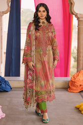 3-PC Unstitched Chunri Embroidered Lawn Collection CH4-02